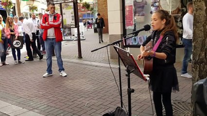 Download Video: Adele - Send my love (to your new lover) - Cover by Allie Sherlock - Busking in Limerick