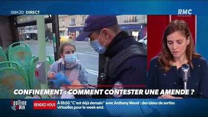 "Allô Marie ?" : Comment contester une amende pour non-respect du confinement ? - 13/11 - 6h20