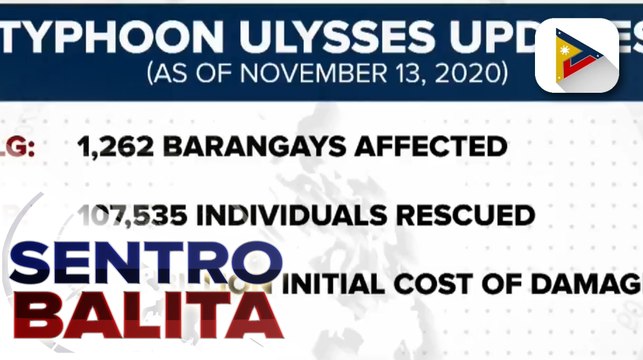 Bilang ng kumpirmadong nasawi sa bagyong #UlyssesPH, nasa 14 na; Pres. #Duterte, nakatutok sa pagtugon ng gobyerno sa epekto ng bagyo