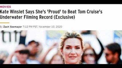 Kate Winslet Beats Tom Cruise's Underwater Filming Record
