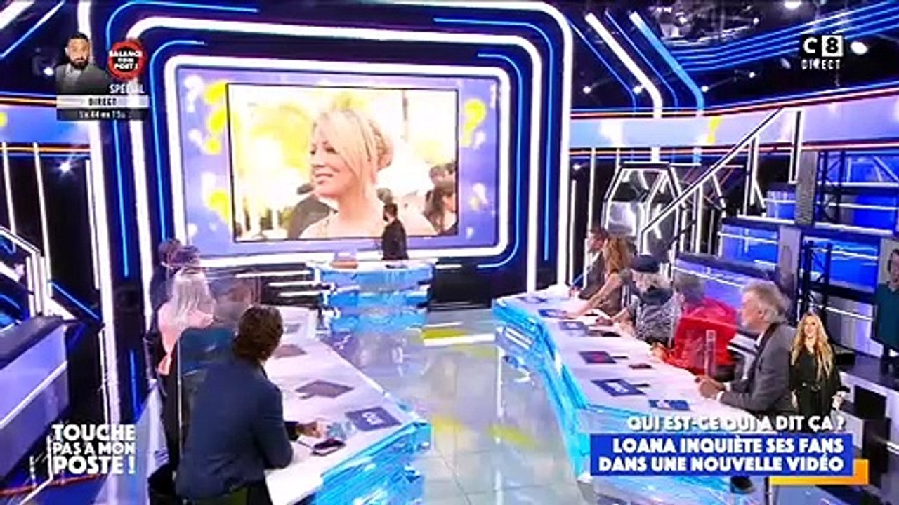 Gilles Verdez parle de Loana dans "Touche pas à mon poste", sur C8