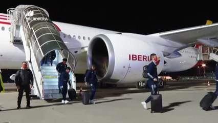 La selección ya está en Suiza