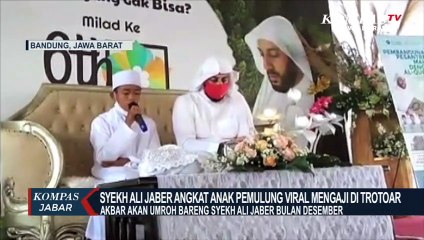 Pemulung Viral Mengaji di Trotoar, Akan Umroh Bareng Syekh Ali Jaber