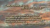 MICHOU64 W-D.D. MÉTÉOROLOGUE - 1er NOVEMBRE 2020 - PAU - L'AURORE ROUGE DE CE DIMANCHE 1er NOVEMBRE 2020