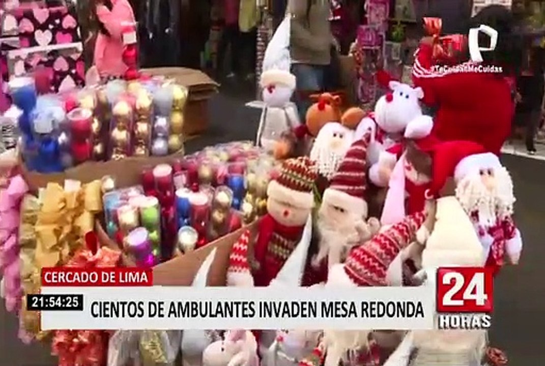 Vecinos denuncian que ambulantes han tomado las calles de Mesa Redonda
