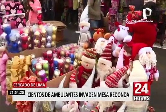 Vecinos denuncian que ambulantes han tomado las calles de Mesa Redonda