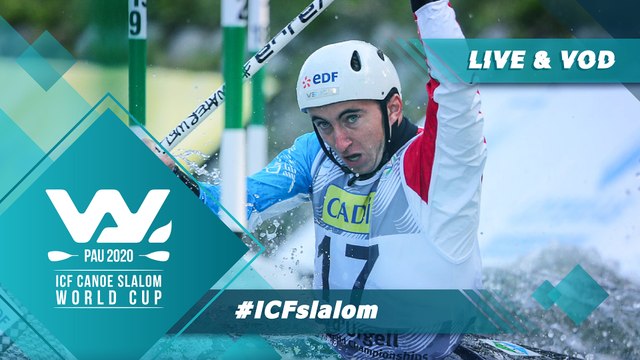 2020 ICF Canoe-Kayak Slalom World Cup Pau France / Semis – K1