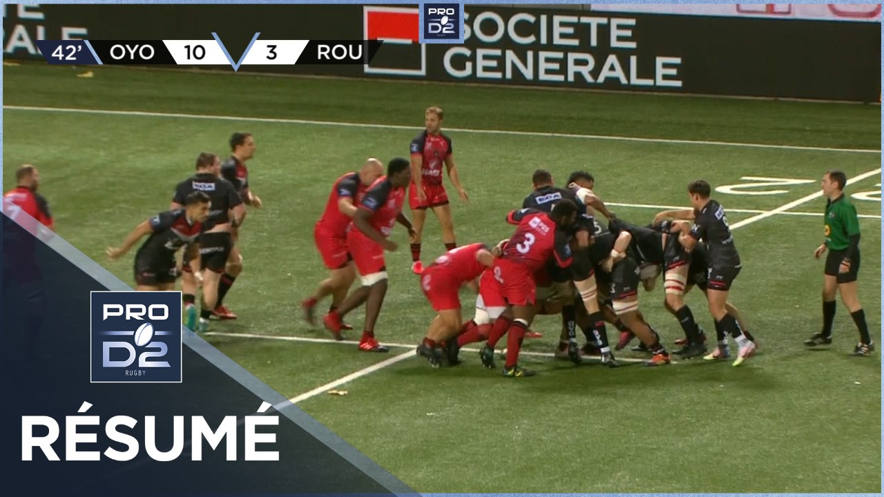 PRO D2 - Résumé Oyonnax Rugby-Rouen Normandie Rugby: 22-15 - J9 - Saison 2020/2021