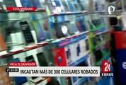 Villa El Salvador: incautan más de 100 celulares robados