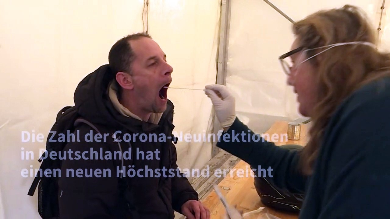 Zahl der Corona-Neuinfektionen in Deutschland auf neuem Höchststand
