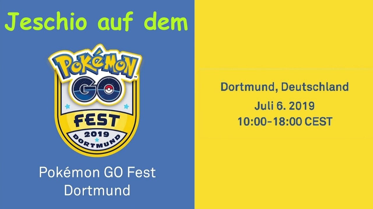 Jeschio and Friends beim Pokemon Go Fest 2019 im Dortmunder Westfalenpark