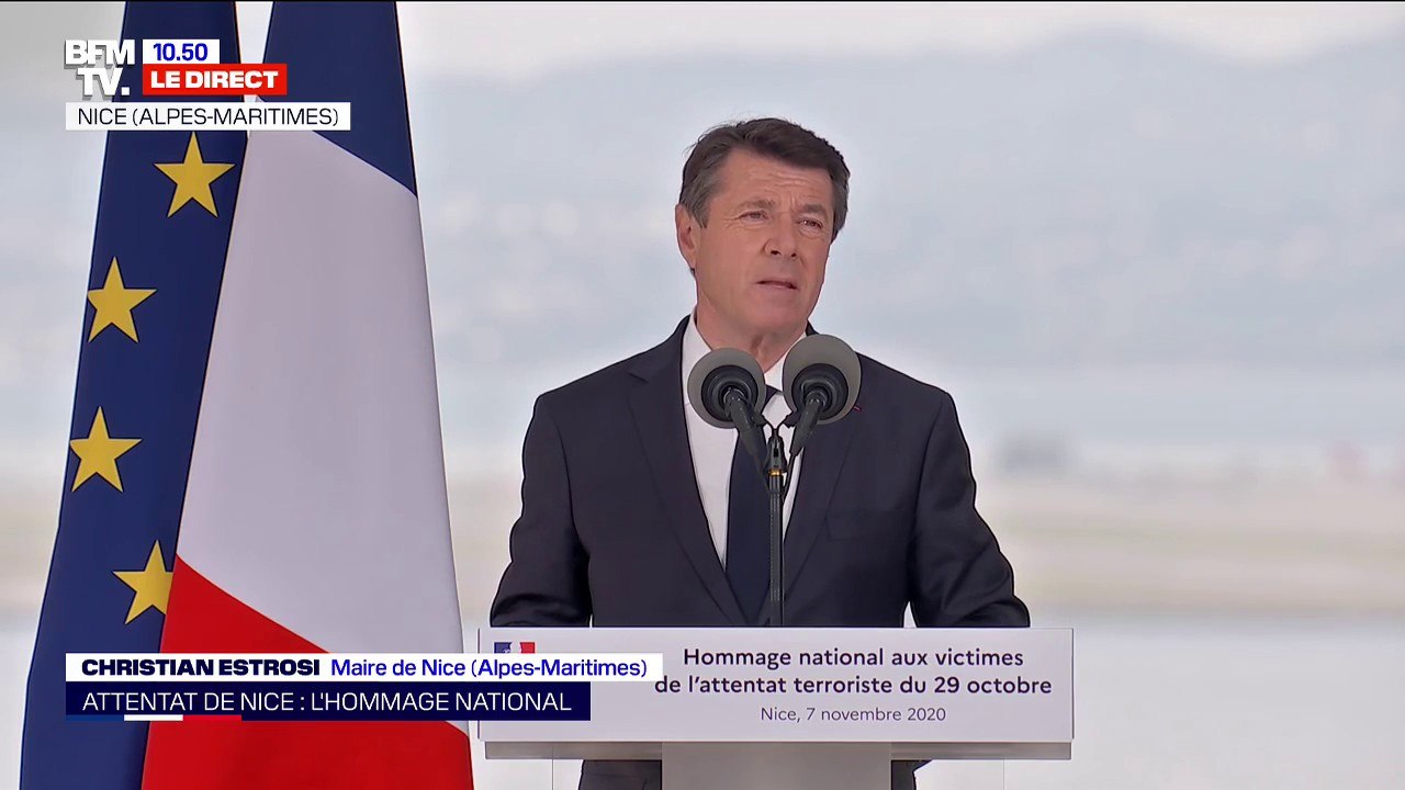 Christian Estrosi: "Nous avons besoin de moyens forts, immédiats pour mettre un terme cette menace, à ces actes barbares"