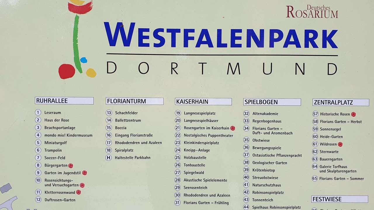 Westfalenpark und Florianturm in Dortmund mit Jeschio im März 2019