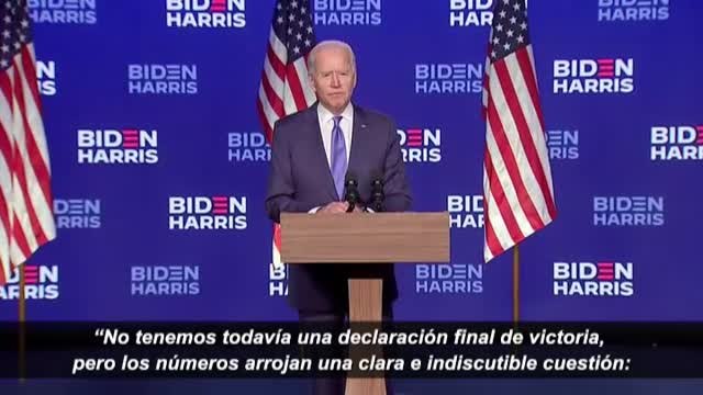 Biden: Vamos a ganar esta carrera