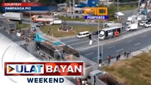 Higit 100 trucks, humarang sa lahat ng entry points ng NLEX sa Pampanga bilang protesta