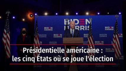 Présidentielle américaine : les cinq États où se joue l'élection