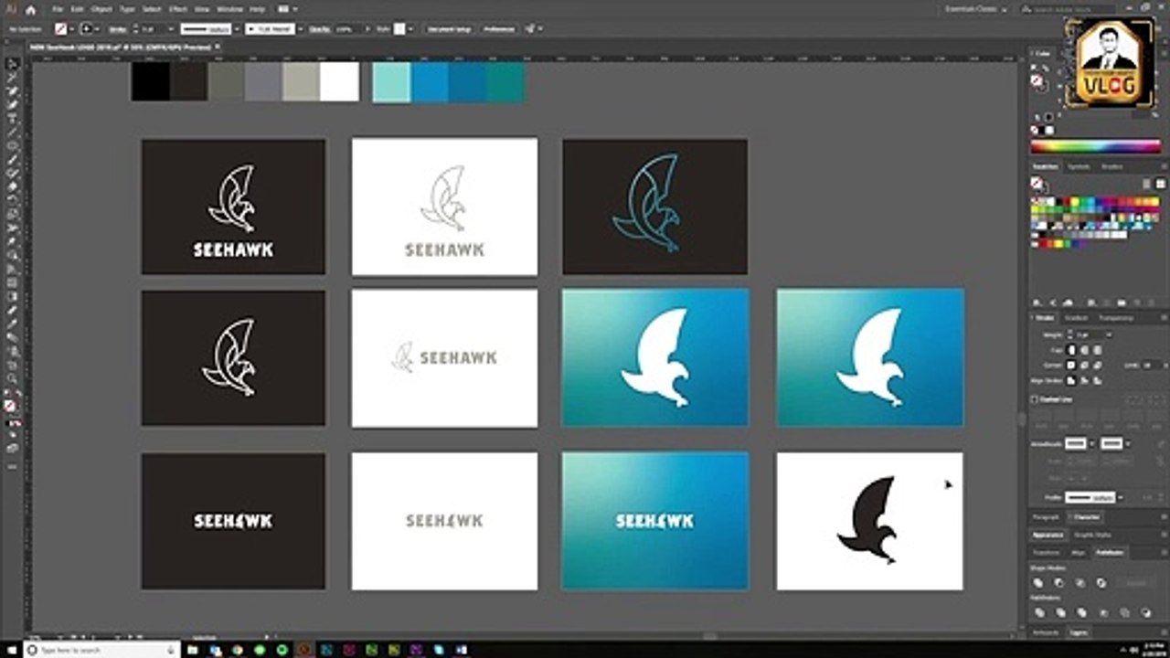 How to Make A Easy Way Golden Ratio Logo | SYA Vlog