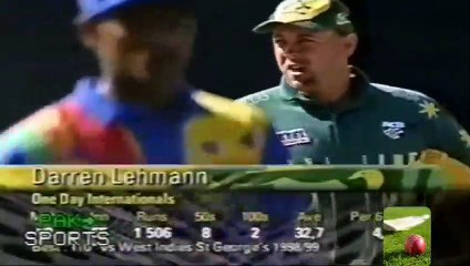 Australia Vs Sri Lanka AIWA Cup Final 1999