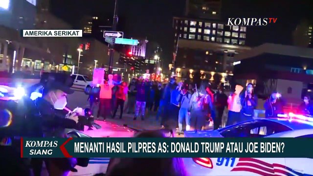 Pendukung Joe Biden dan Donald Trump Saling Tuding dan Cekcok