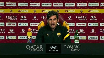 Fonseca in conferenza prima di Genoa-Roma (7/11/2020)