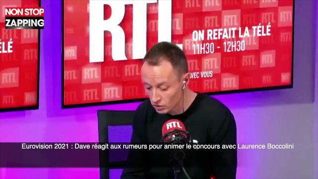 Eurovision 2021 : Dave réagit aux rumeurs pour animer le concours avec Laurence Boccolini (vidéo)