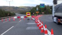 Anadolu Otoyolu Bolu Dağı Tüneli Ankara yönü trafiğe kapatıldı - DÜZCE