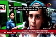 ¿Cuán respetuosos somos?: El calvario de las gestantes en el transporte público