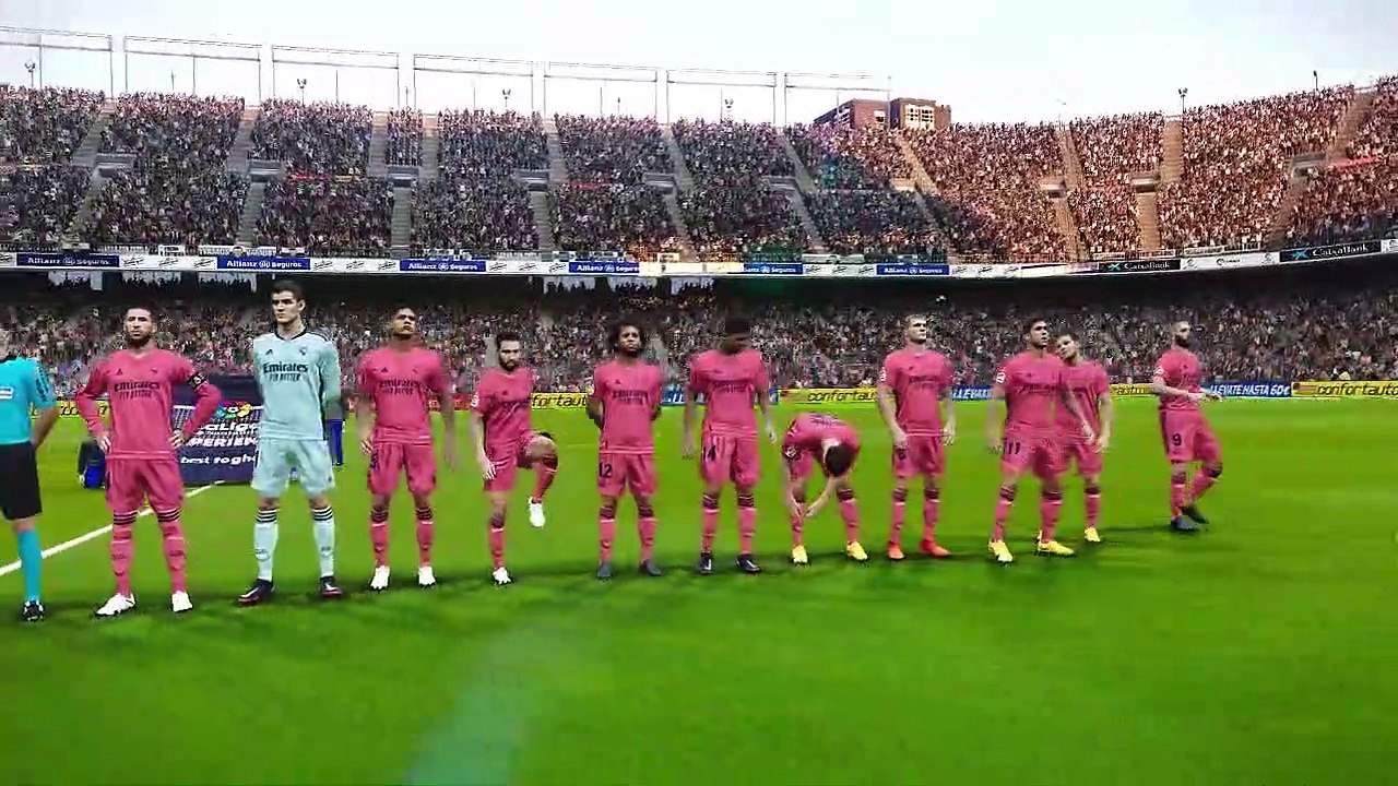 Valencia vs Real Madrid - La Liga 2020/21 Gameplay