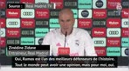 9e j. - Zidane : "Ramos est l'un des meilleurs défenseurs de l'histoire"