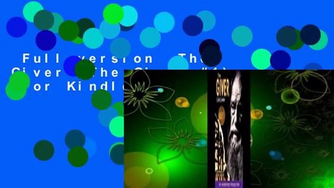 Full version  The Giver (The Giver #1)  For Kindle