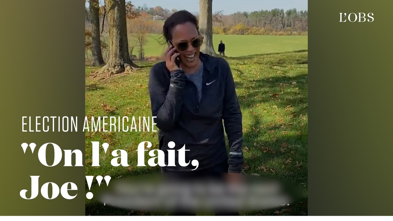 Kamala Harris élue vice-présidente des Etats-Unis félicite Joe Biden