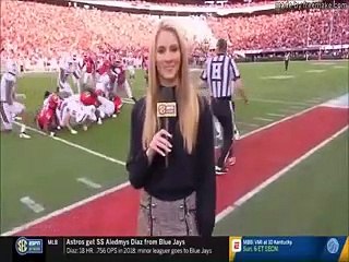 NFL Reporters Getting Hit Compilation