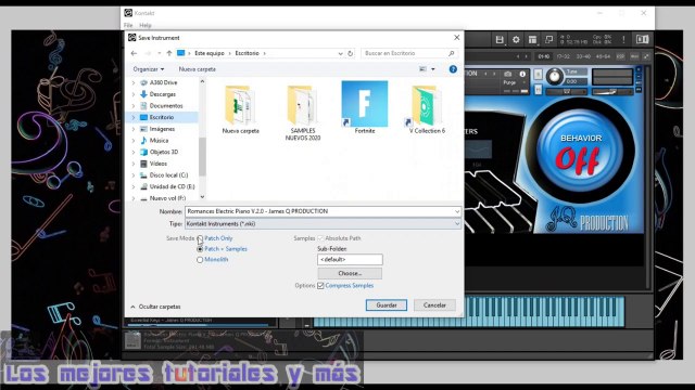 Obtener muestras WAV de NKI, NCW, NKX en KONTAKT 6 TUTORIAL#3