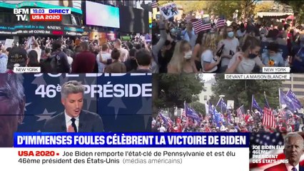 Election de Joe Biden: Emmanuel Macron salue la victoire du candidat démocrate