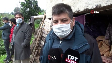 Rize'de Heyelan: 5 Ev Boşaltıldı