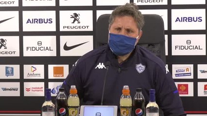 8e j. - Reggiardo félicite ses joueurs et répond à Chabal