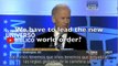 JOE BIDEN: ¿BIENVENIDOS AL NUEVO ORDEN MUNDIAL?