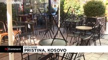 Kosovo bar and restaurant owners protest coronavirus restrictions