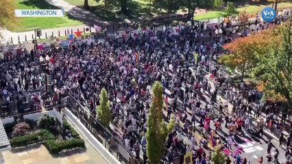 Başkent Washington'da Biden Kutlamaları