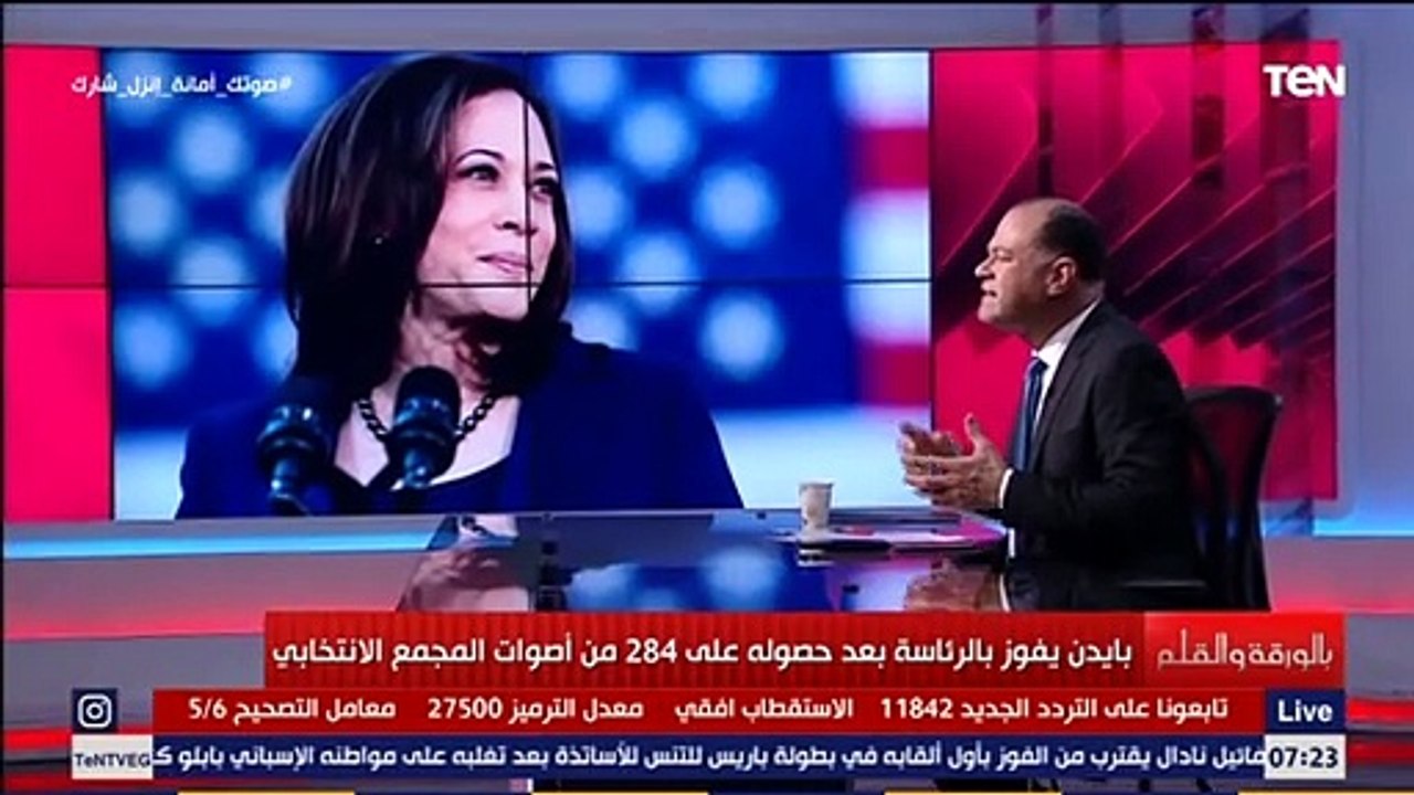 نشات الديهي يكشف من هي كمالا هاريس نائبة الرئيس الامريكي جو بايدن؟