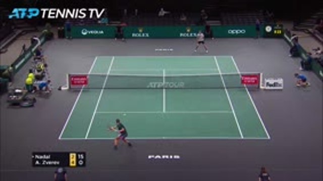 Nadal out as Zverev reaches Paris final