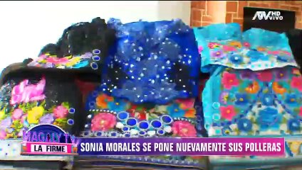 Sonia Morales desempolva sus polleras después de 8 meses para incursionar en los conciertos virtuales