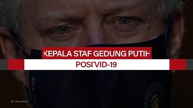 Kepala Staf Gedung Putih Positif Covid-19