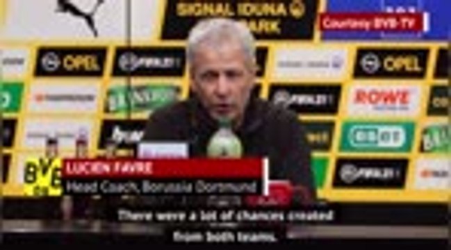 Favre hails 'beautiful to watch' spectacle after Dortmund lose Klassiker
