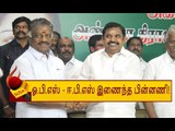 ஓ.பி.எஸ் - ஈ.பி.எஸ் இணைந்ததுக்கு காரணம் இதுதானா? | AIADMK MERGER FUNCTION