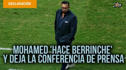 Antonio Mohamed 'hace berrinche' y deja la conferencia de prensa