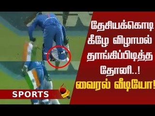 தோனியின் 'மரண மாஸ்' செயல்! ரசிகரின் ஆர்வக்கோளாறு ...!