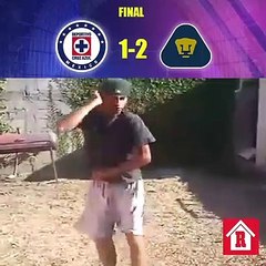 La afición de Pumas celebra triunfo ante Cruz Azul
