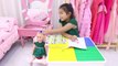 Annie and Suri Pretend Play with Real Life Princess Baby Dolls in Boxes - Toys Games