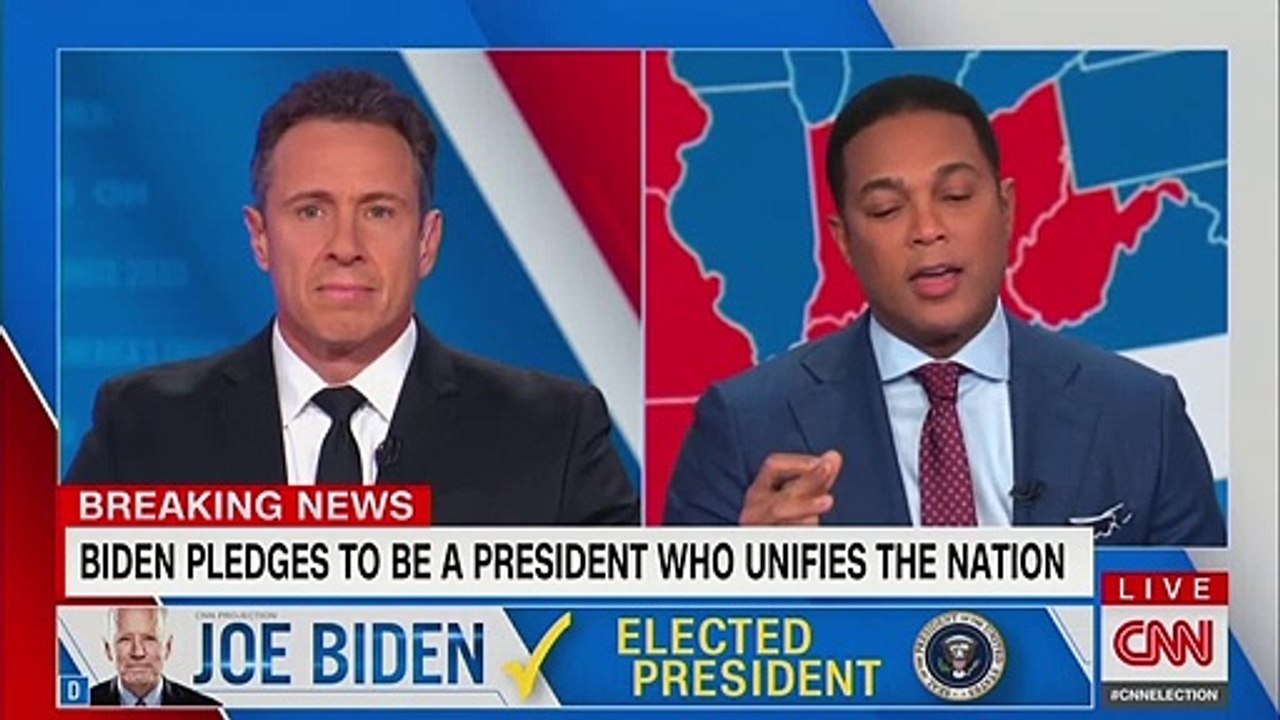 Don Lemon Gives Emotional Monologue About Watching America Celebrate Biden Win